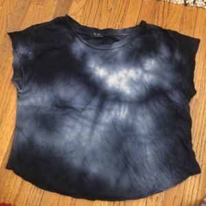 Blue navy rye dye crop